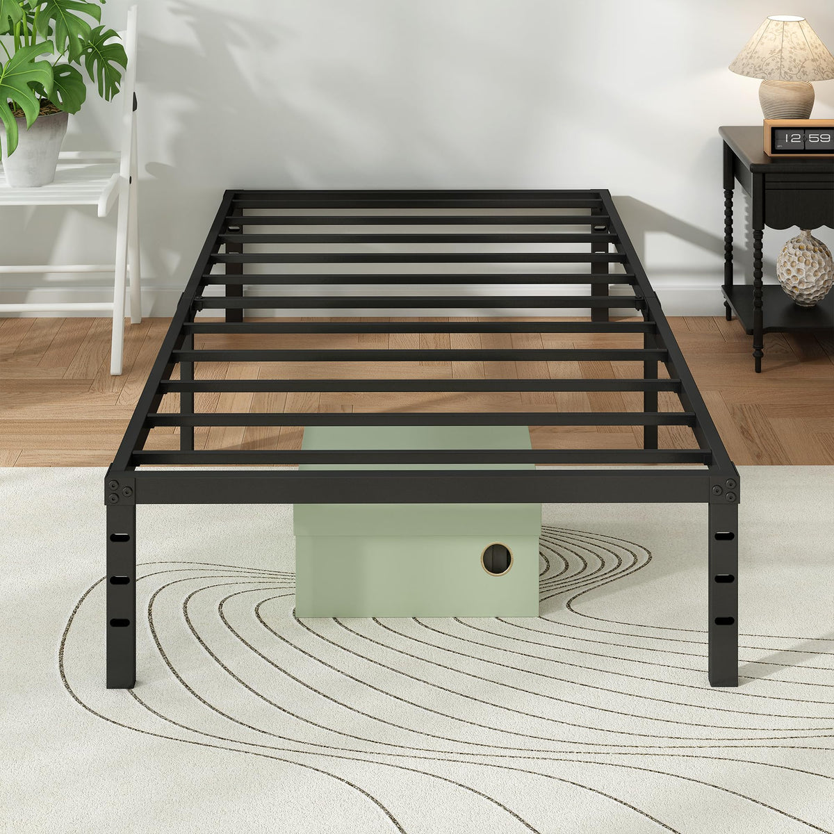 Close-up of Chroark heavy-duty steel support highlighting durability
