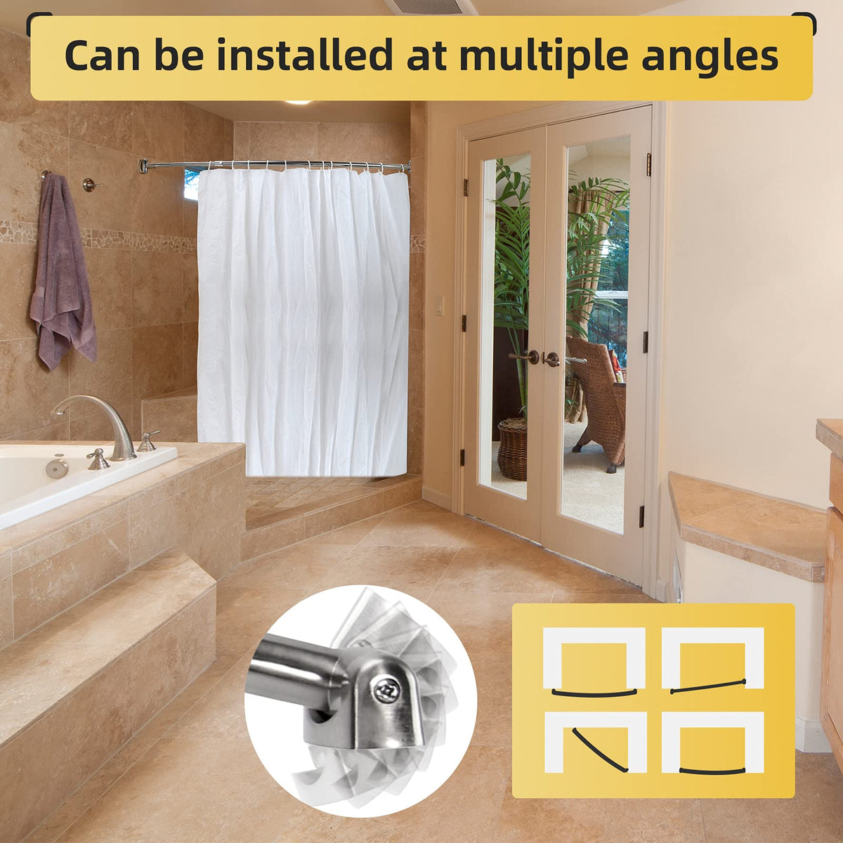 Chrsouly wall-mount kit includes hardware and guide for easy setup