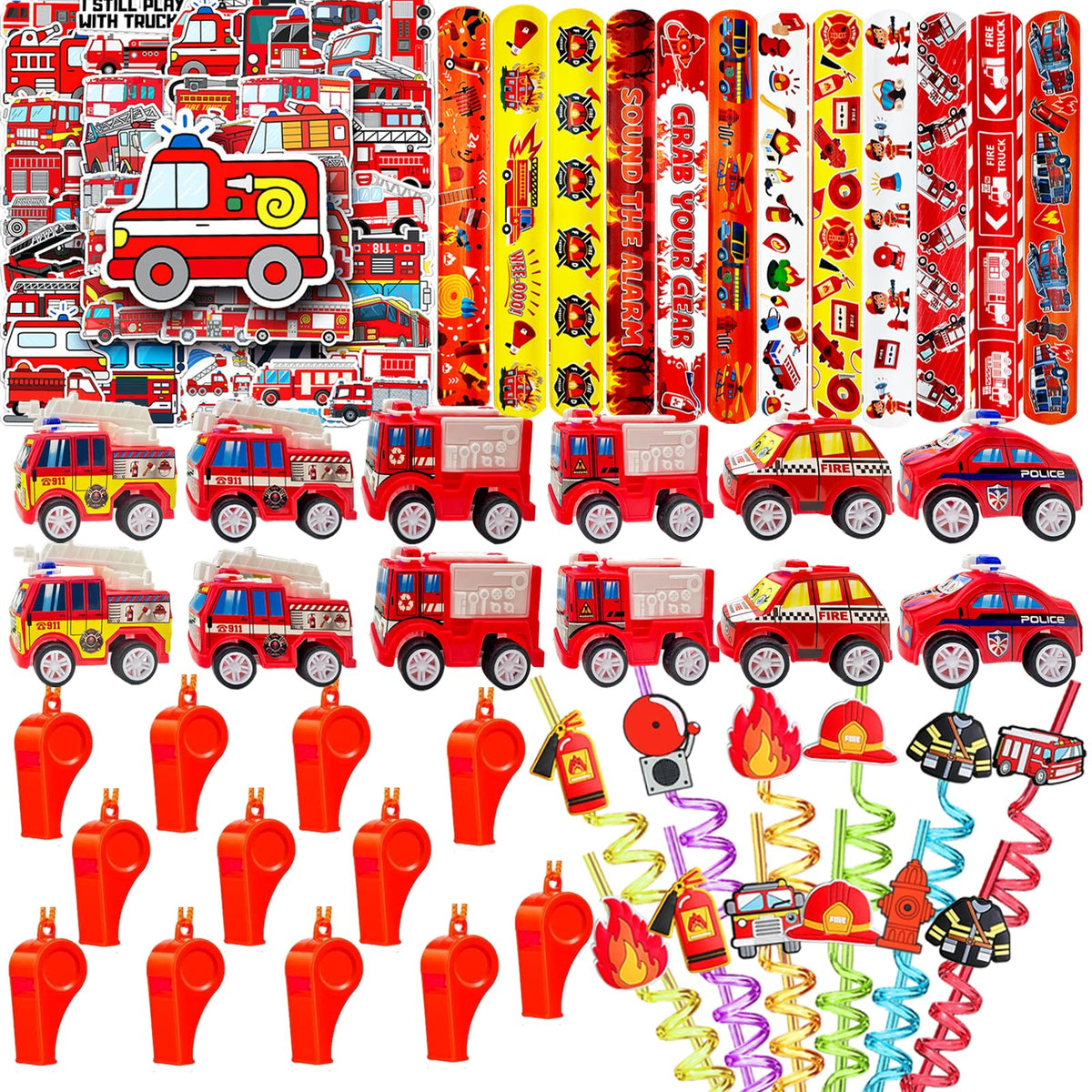CHSLtmxq firefighter slap bracelets brighten party favors for kids