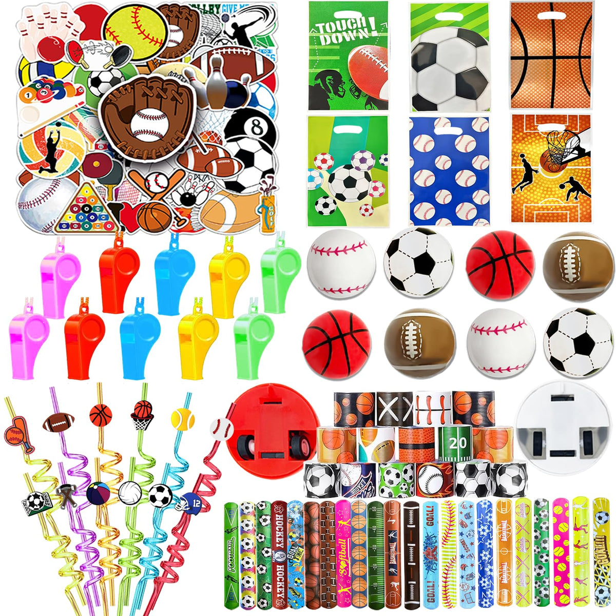 CHSLtmxq sports ball favors bags for complete party favors and decor