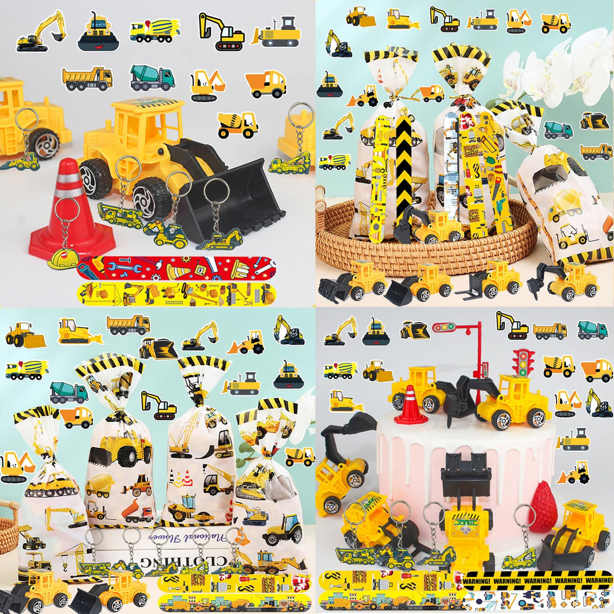 CHSLtmxq transport vehicle stickers brighten goody bags and decor