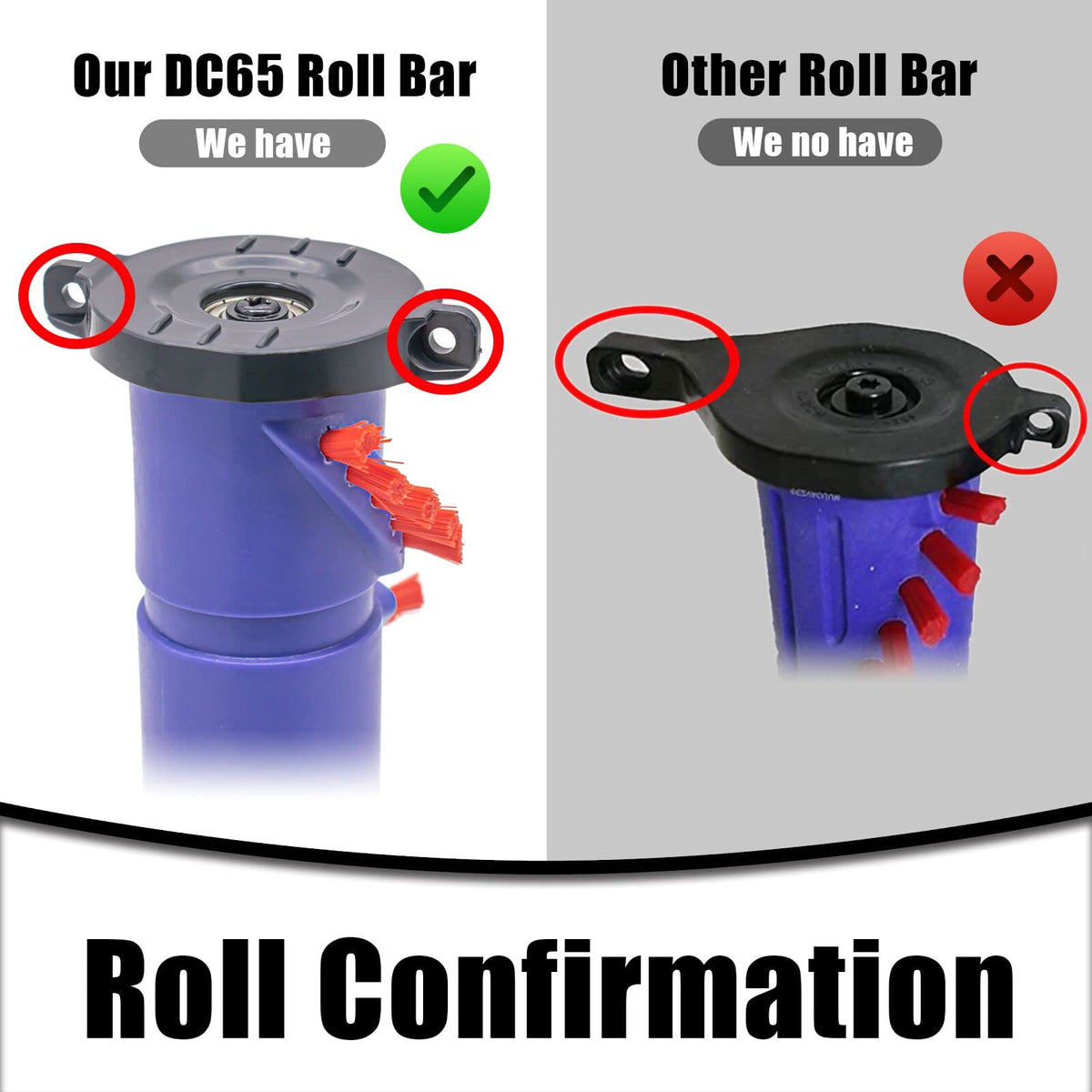 Chuancheng nylon bristles spin up to 90 rpm to lift debris from carpets.