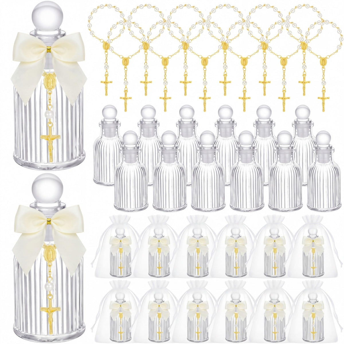 Chuangdi holy water bottle 50ml glass showing clear water inside