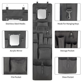 Chuanke six-pocket organization showing compartments for keys, pens, and small items