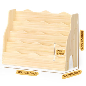 Chuiendi versatile bookshelf suitable for home, nursery, or classroom environments.