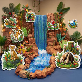 Chumia rainforest standup with an anteater for jungle ambiance at VBS