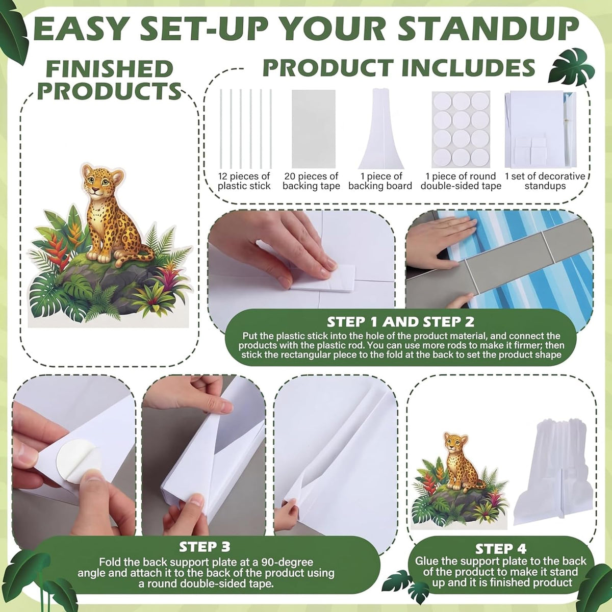 Chumia rainforest standup of a monkey for classroom corner decor