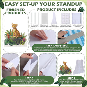 Chumia rainforest standup of a monkey for classroom corner decor
