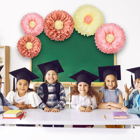 Chunful hanging tissue pom-pom decor for chic spaces