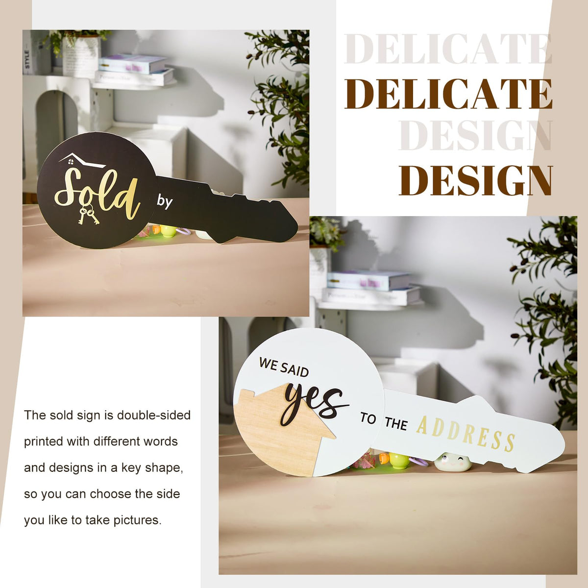 Chunful real estate photo prop ideal for social media posts.