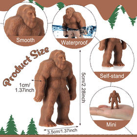 Chunful two-point-two-inch Bigfoot figurines ideal for table centerpieces.
