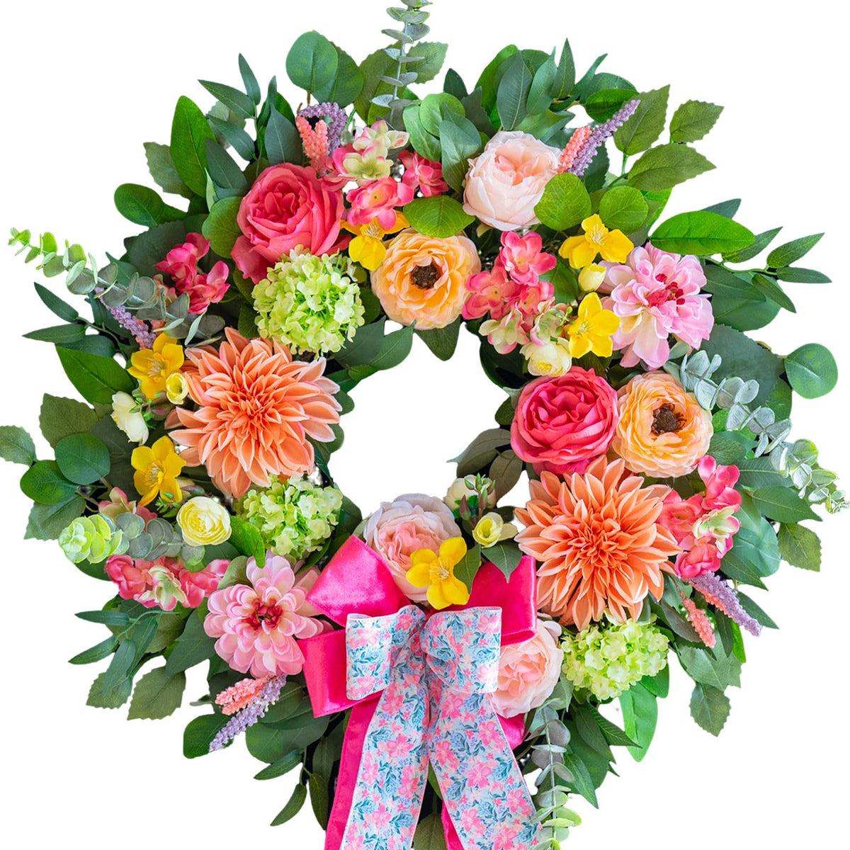 CHvista gift ready front door wreath ideal for housewarmings