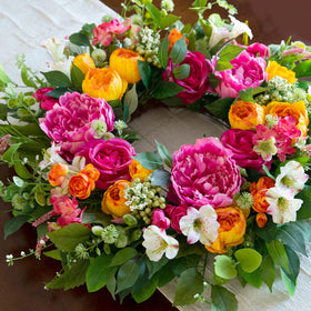 Close-up of CHvista silk flowers for a premium, lasting look
