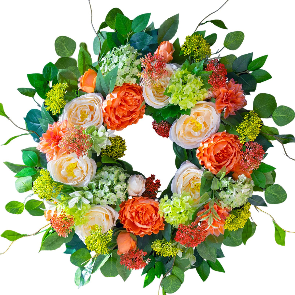 CHvista wedding backdrop wreath adds elegant decor for events