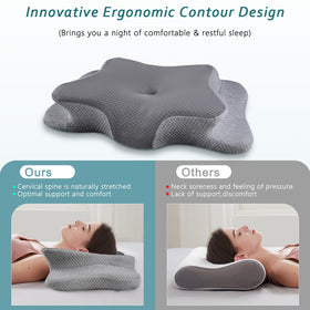 CHxxy pillow two heights setup demonstrating height options