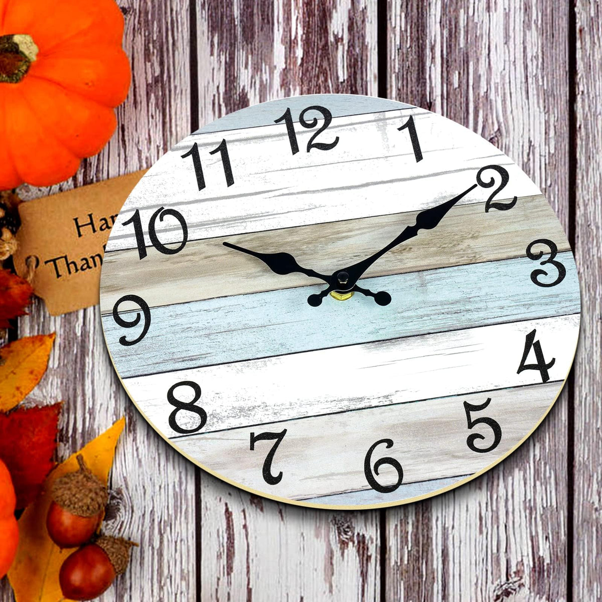 CHYLIN bedroom decor clock enhances soft, restful feel