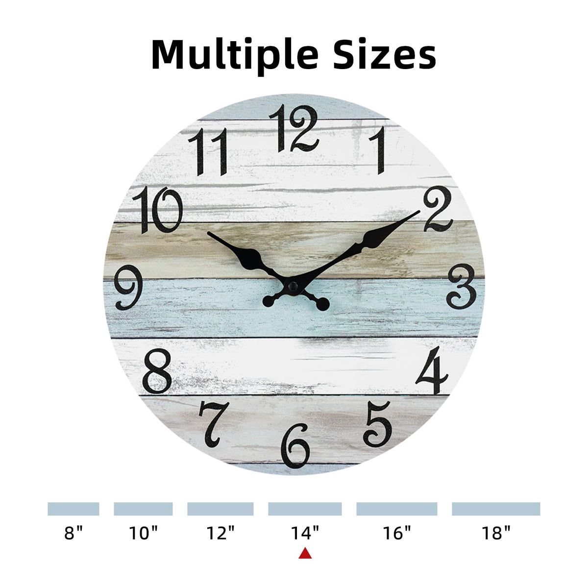 CHYLIN wall clock mounted in living room wall for calm ambiance