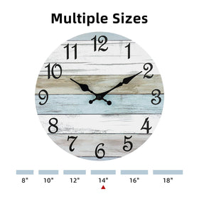CHYLIN wall clock mounted in living room wall for calm ambiance