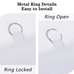Chyhomenyc binder rings assembly highlights easy installation and secure hanging