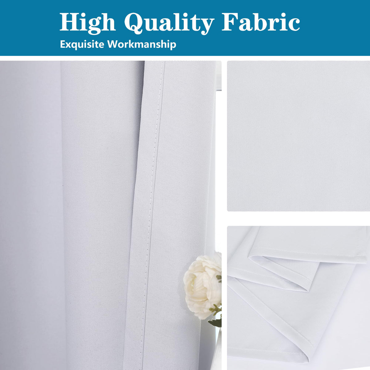 Chyhomenyc liner 50x80 inch demonstrates generous coverage for standard windows