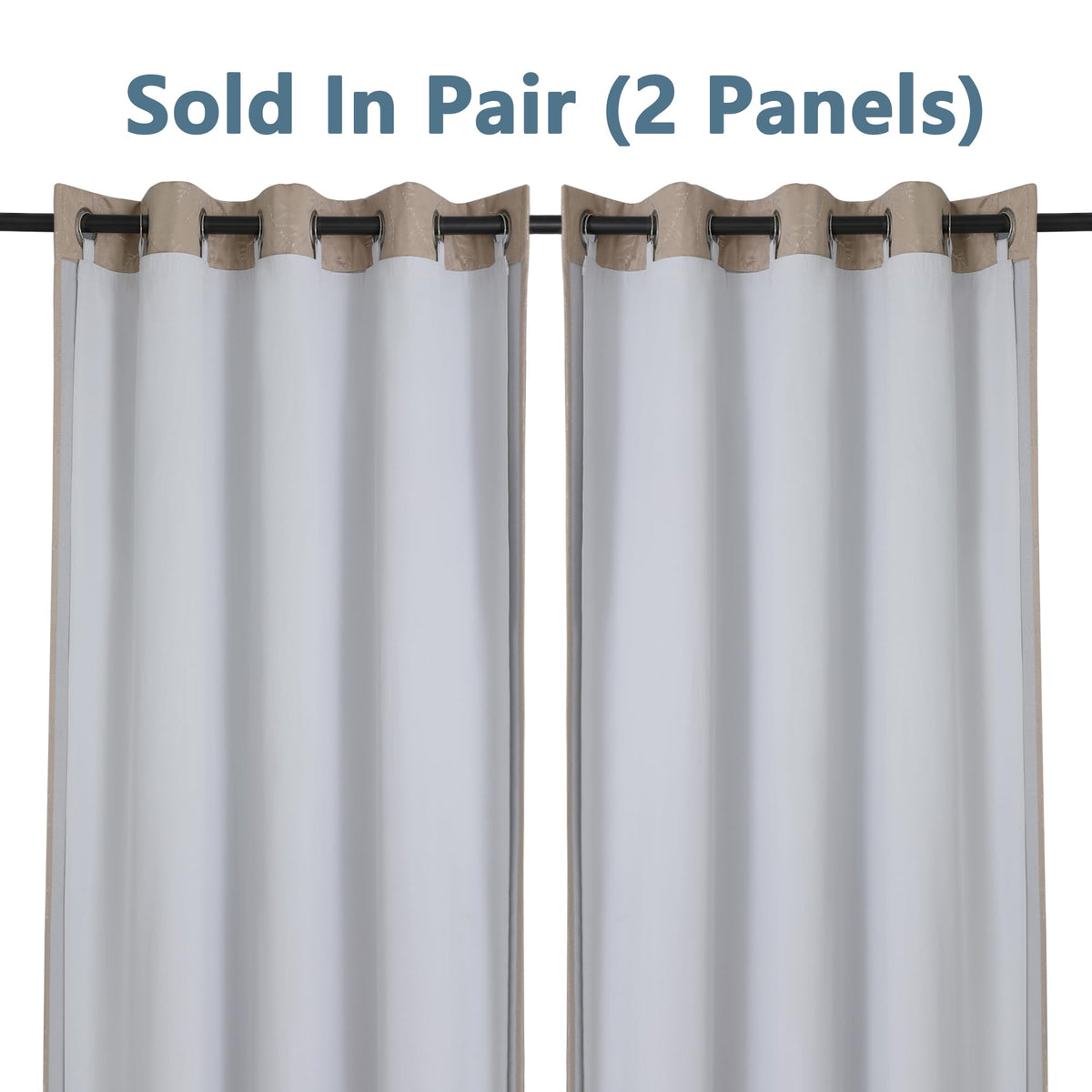 Chyhomenyc 50x80 blackout liners fit 84-inch curtains for deeper darkness