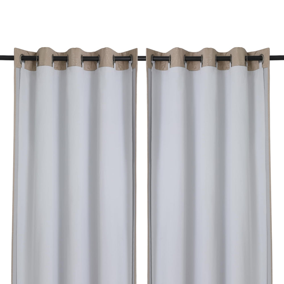 Chyhomenyc two-panel blackout liner close-up fabric texture blocks light