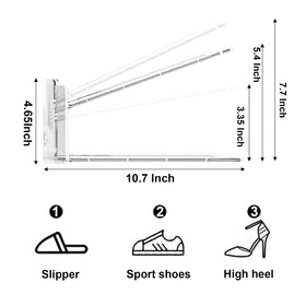CiBiZi anti-slip shoe slot features a textured surface to prevent slipping.