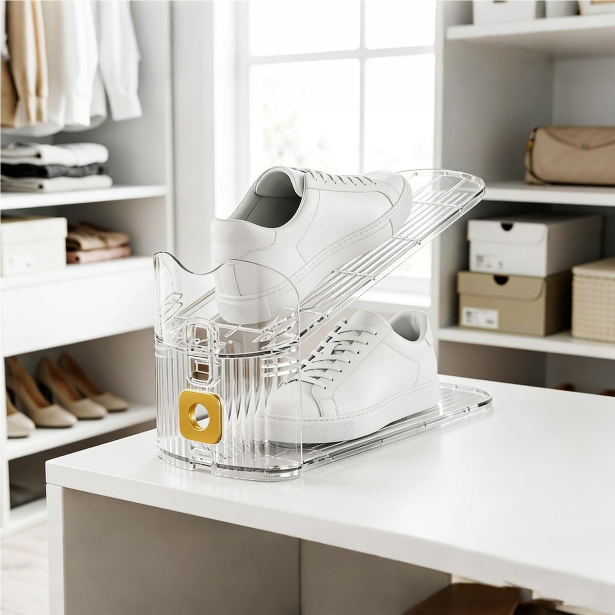 CiBiZi open-front design helps you spot and grab shoes quickly.