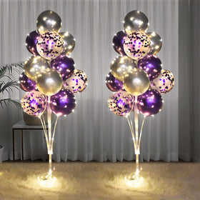 Cicicooie floor balloon stand base, sturdy centerpiece for birthdays.