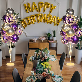 Cicicooie balloon cups and multi-color balloons ready to decorate.