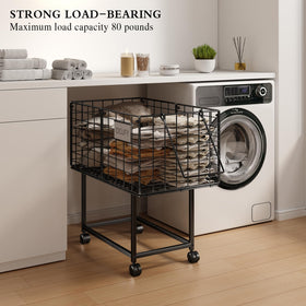 CICUFY sturdy iron hamper keeps items stable during transport