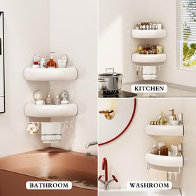 CICUFY versatile caddy for bathroom, kitchen, and balcony use.