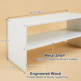 Cidaziya adjustable length accommodates spaces from 16.9 to 28.3 inches