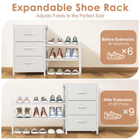 Cidaziya bedroom storage system helps maintain tidy spaces.