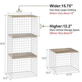 Cidaziya storage bin with top board adds space for shoes and small items.