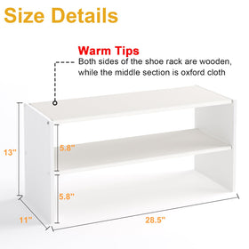 Cidaziya compact shoe storage in bedroom illustrates space-saving organization.