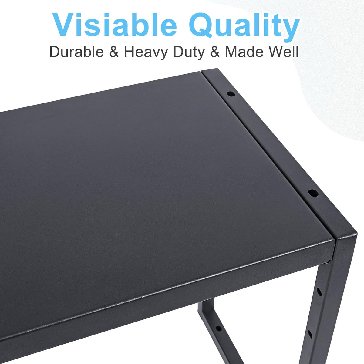 Cidaziya rack features rust-resistant double-layer black powder coating