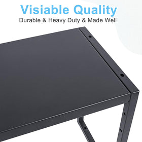 Cidaziya rack features rust-resistant double-layer black powder coating
