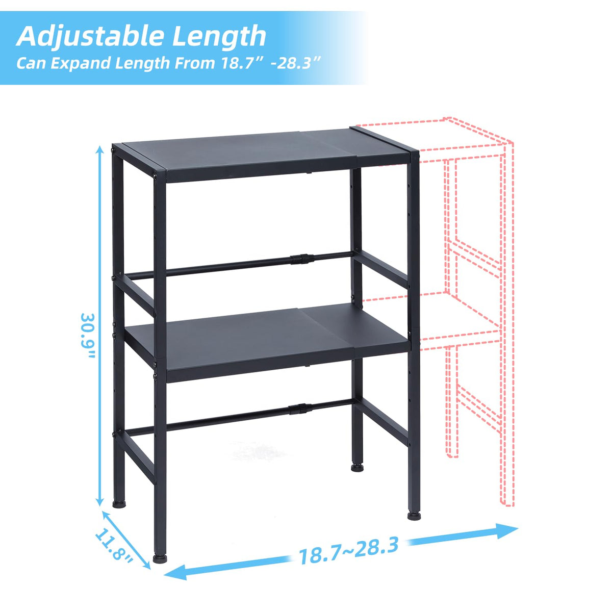 Cidaziya heavy-duty shelving holds up to 150lbs per shelf for sturdy organization.