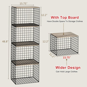 Cidaziya multi-use storage bin for closet and room organization.