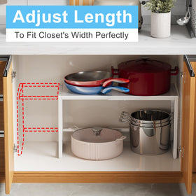 Cidaziya pantry storage shelf helps heavy items stay neatly stored.