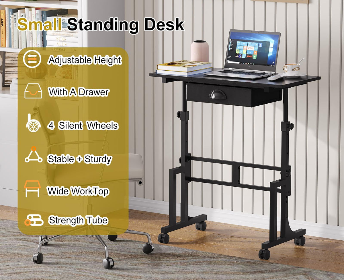 Cidaziya portable workstation on wheels supports flexible work across rooms.