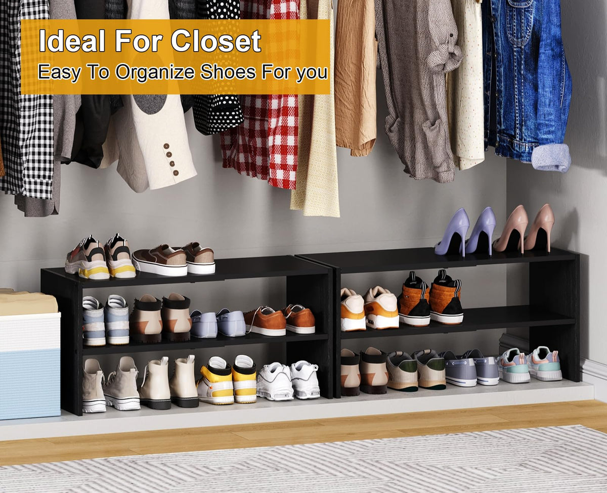 Cidaziya holds six to twelve pairs of shoes depending on size