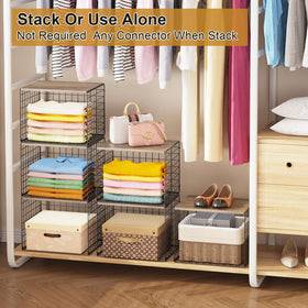 Cidaziya wardrobe system compatible storage unit for organized closets.