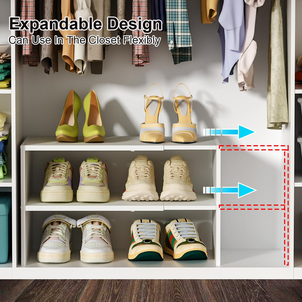 Cidaziya wood-metal shelf construction combines durability with a clean look.