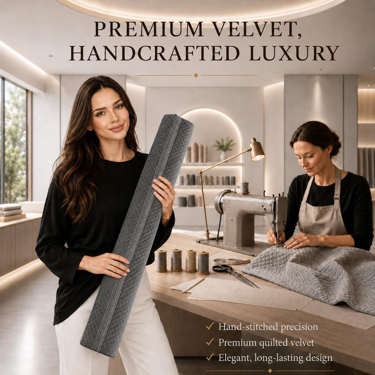 Ciieyuo velour fabric closeup emphasizes soft, durable insulation.