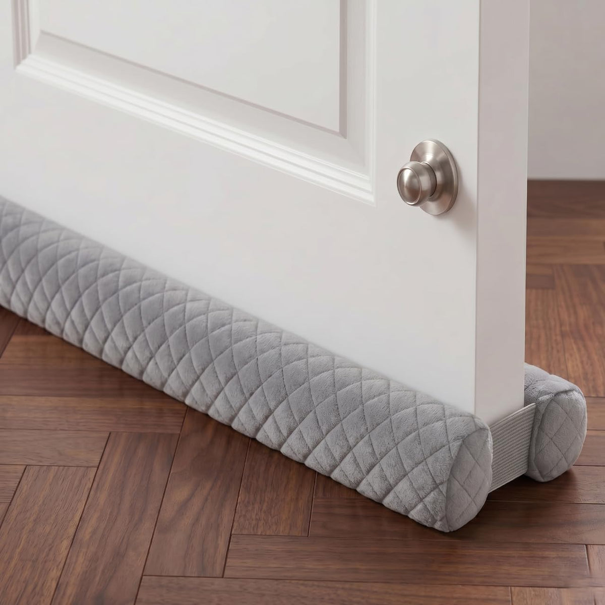 Ciieyuo Velvet Under Door Stopper main view; effective draft sealing.