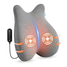 CILI heated lumbar support pillow provides ergonomic comfort for office chairs.