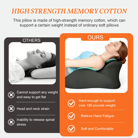 Cililave angled-support pillow showing leg elevation for better circulation.