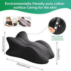 Cililave ergonomic contour pillow demonstrates contoured design for supported posture.